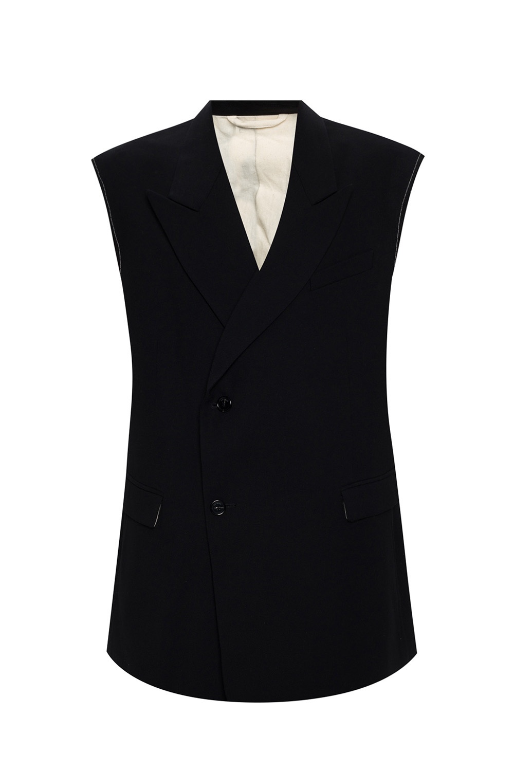 RAF SIMONS CUT OFF BLAZER gilet smcint.com